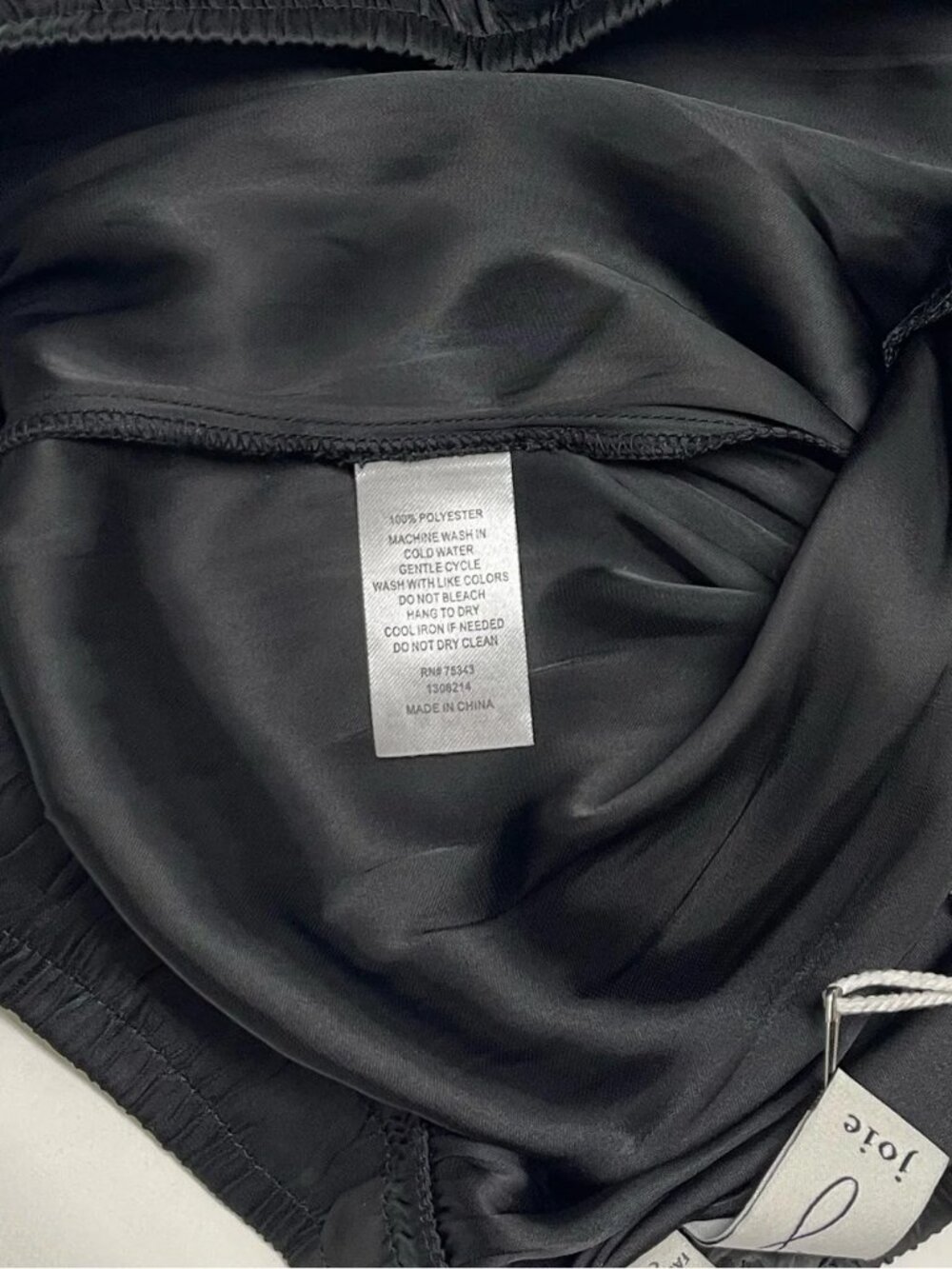 Joie Women's Black Tiered Maxi Skirt - Casual Drawstring Waist Size L - Picture 6 of 12
